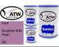 Preview: Ford, Graphite N/M Pearl, ZN: 500ml Lackdose + 500ml Klarlack + 250ml Härter - Set, von ATW Autoteile West.